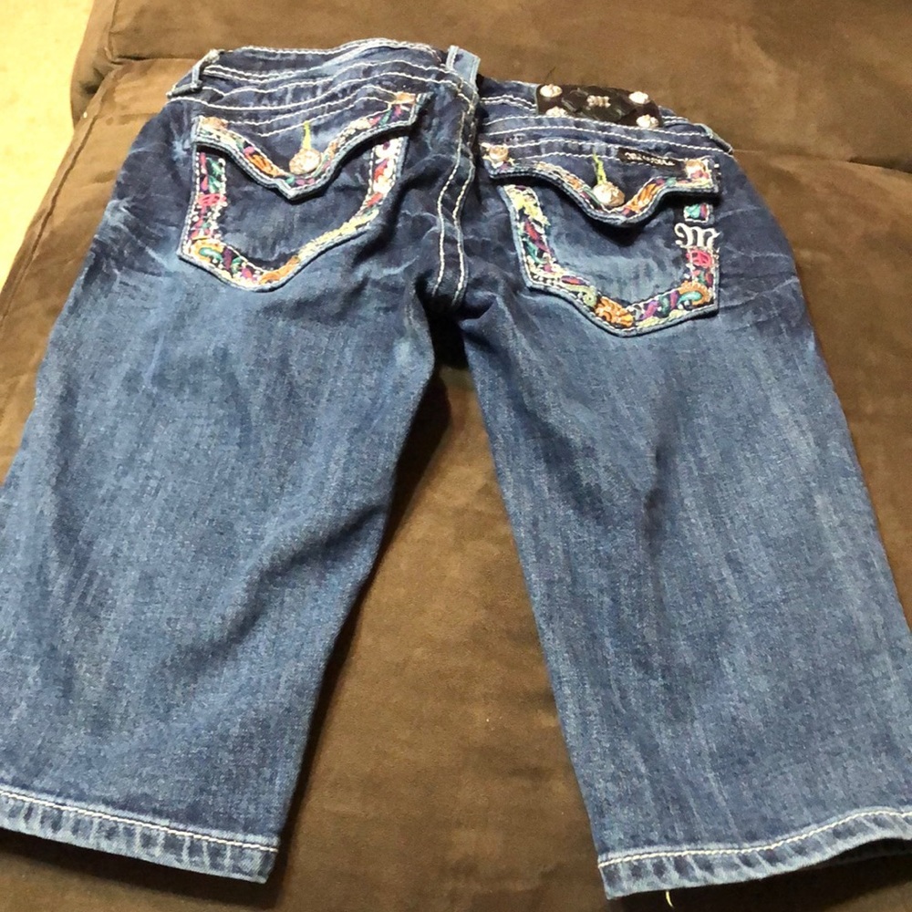 Girls Miss Me long shorts denim